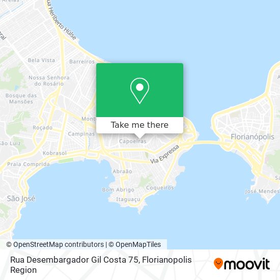 Mapa Rua Desembargador Gil Costa 75