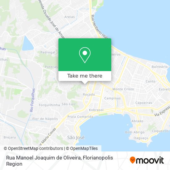 Mapa Rua Manoel Joaquim de Oliveira