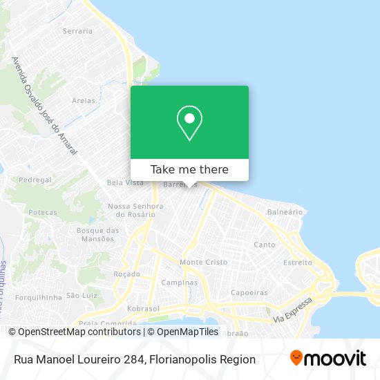 Mapa Rua Manoel Loureiro 284
