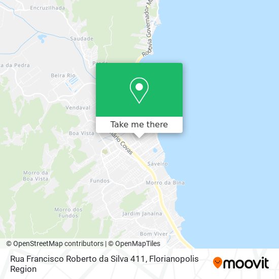 Rua Francisco Roberto da Silva 411 map