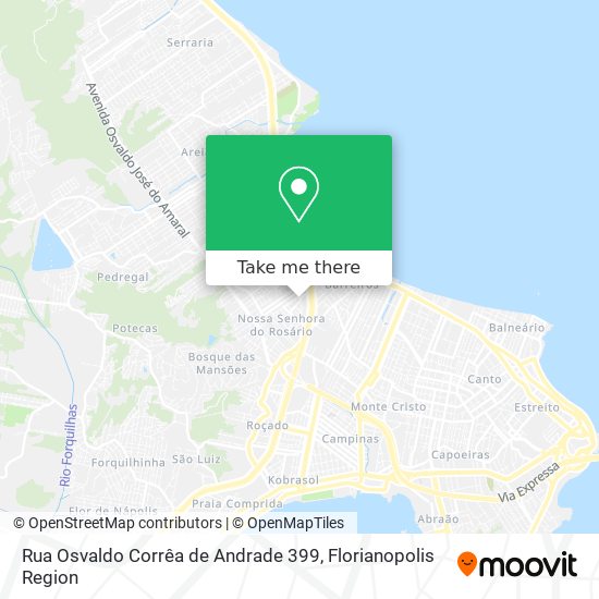 Rua Osvaldo Corrêa de Andrade 399 map