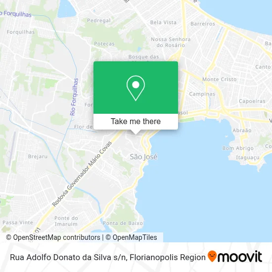 Rua Adolfo Donato da Silva s/n map