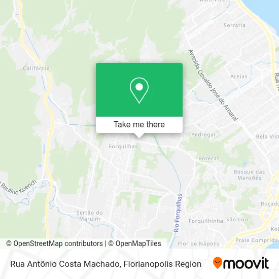 Rua Antônio Costa Machado map