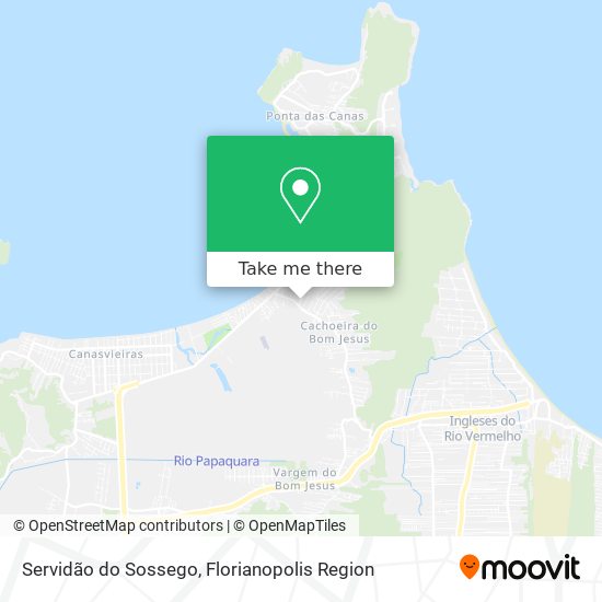 Servidão do Sossego map