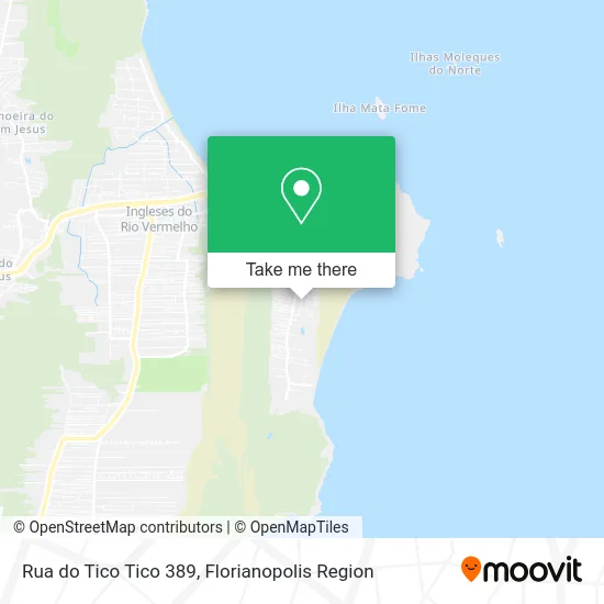 Rua do Tico Tico 389 map