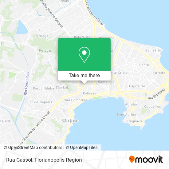 Rua Cassol map