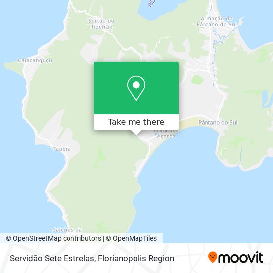 Servidão Sete Estrelas map