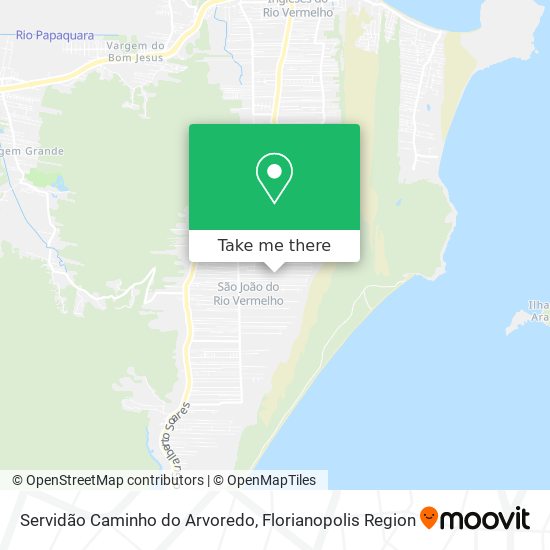Servidão Caminho do Arvoredo map