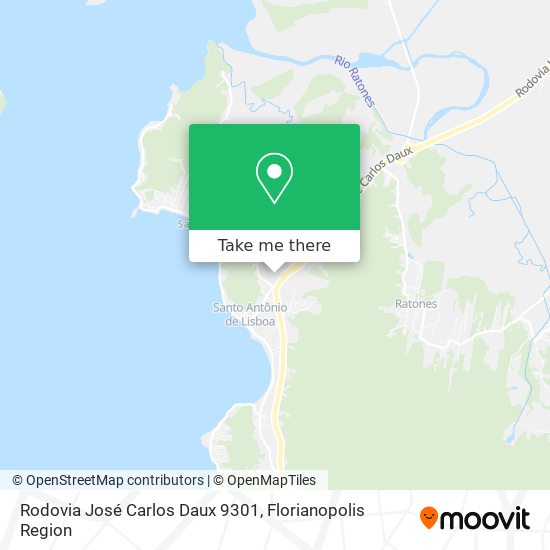 Rodovia José Carlos Daux 9301 map