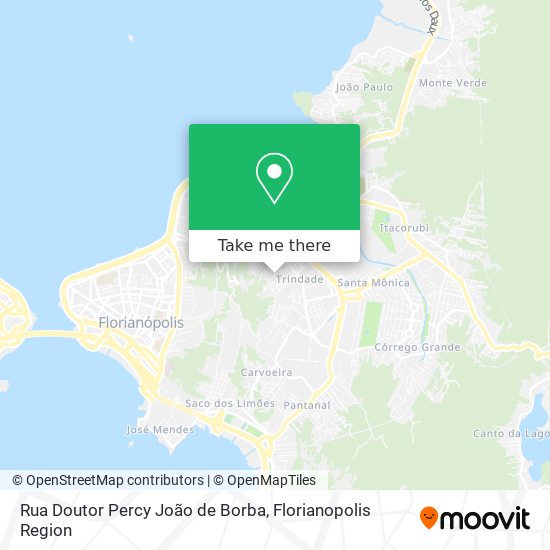 Rua Doutor Percy João de Borba map