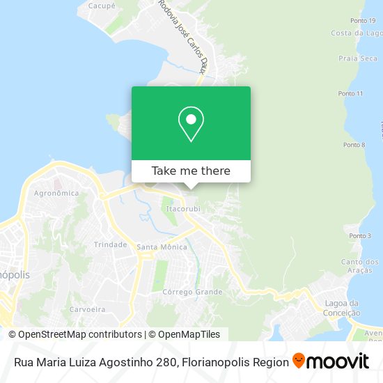 Rua Maria Luiza Agostinho 280 map