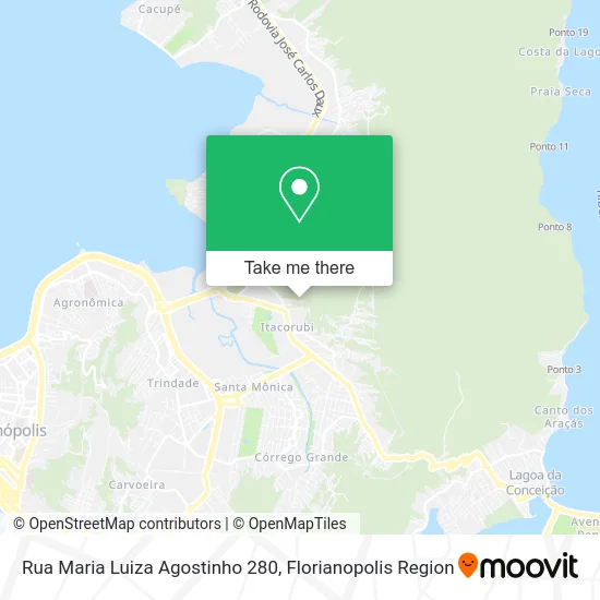 Rua Maria Luiza Agostinho 280 map