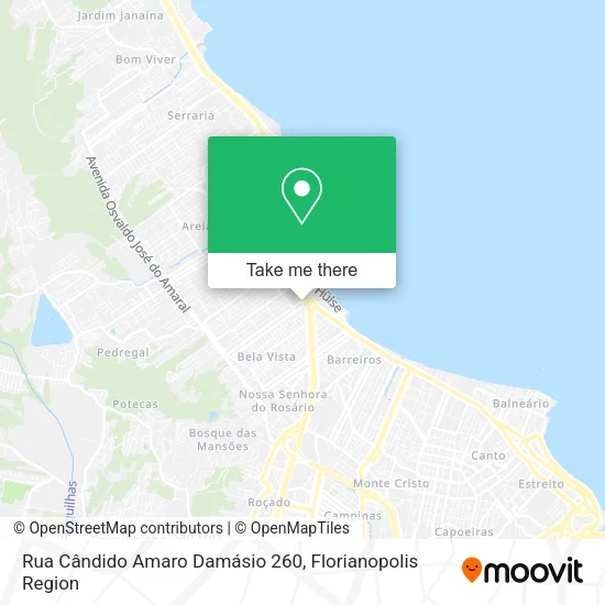 Rua Cândido Amaro Damásio 260 map