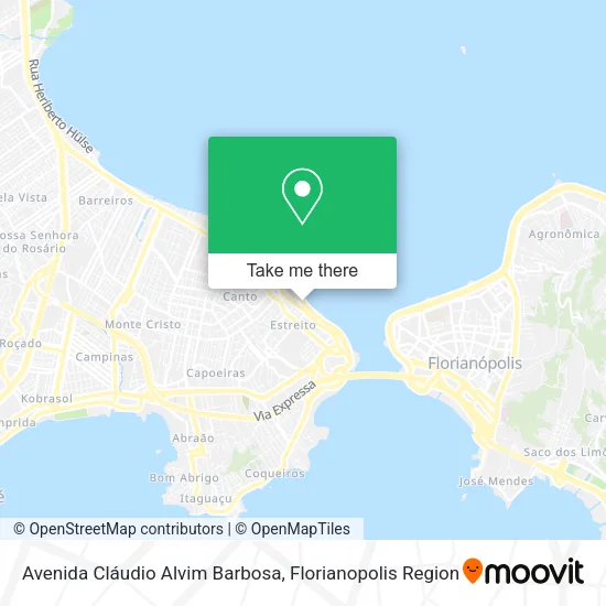 Avenida Cláudio Alvim Barbosa map