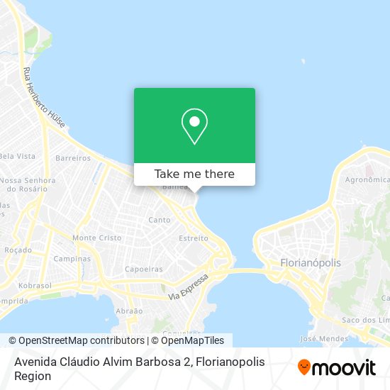 Avenida Cláudio Alvim Barbosa 2 map