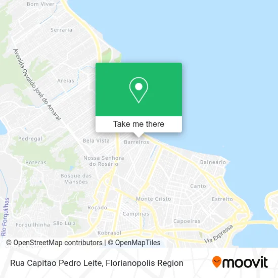 Rua Capitao Pedro Leite map