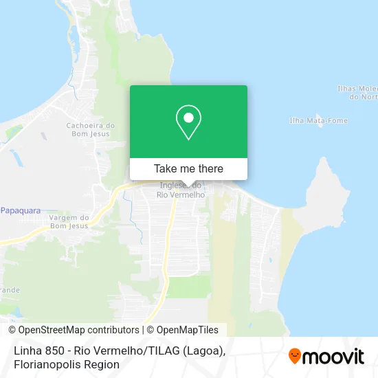 Linha 850 - Rio Vermelho / TILAG (Lagoa) map