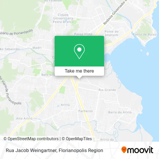 Rua Jacob Weingartner map
