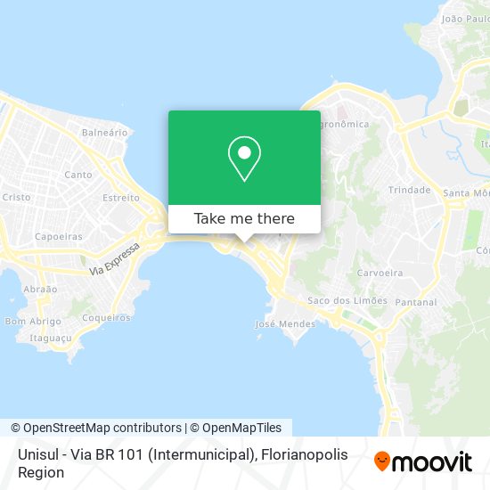 Unisul - Via BR 101 (Intermunicipal) map