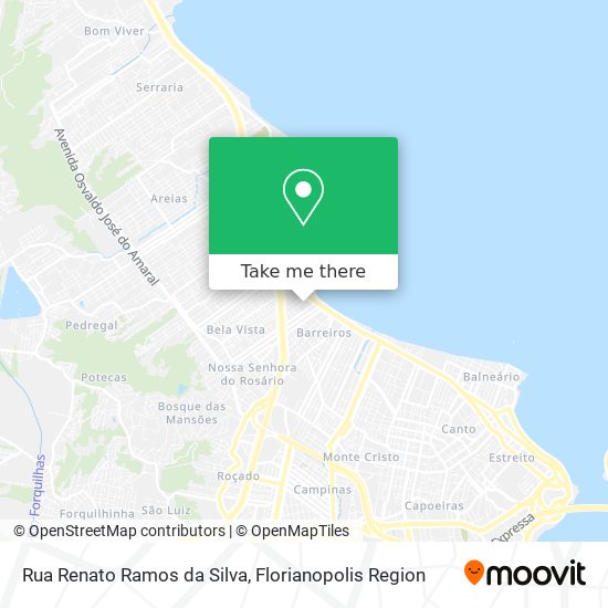 Mapa Rua Renato Ramos da Silva