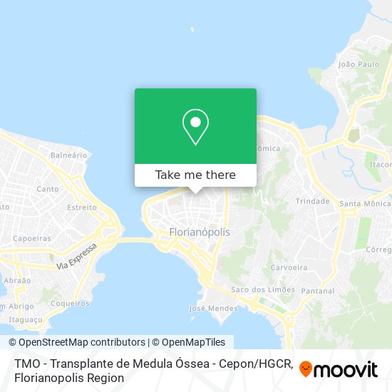 TMO - Transplante de Medula Óssea - Cepon / HGCR map