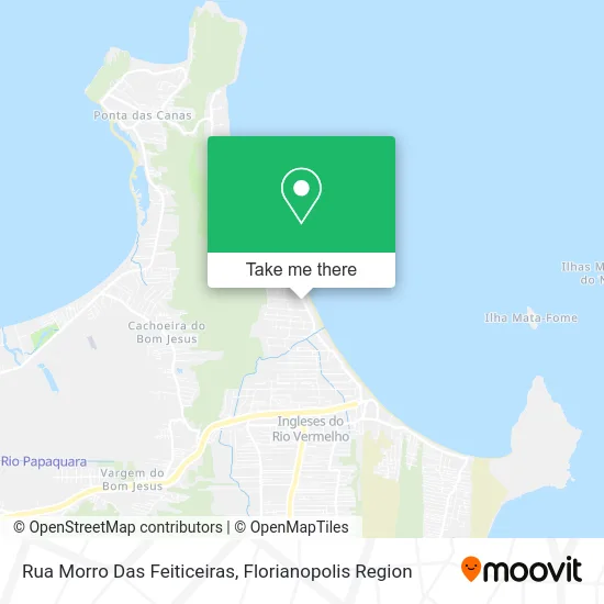 Rua Morro Das Feiticeiras map