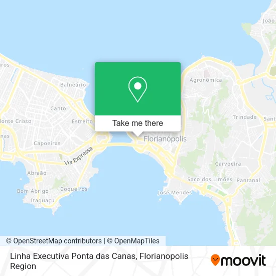 Linha Executiva Ponta das Canas map