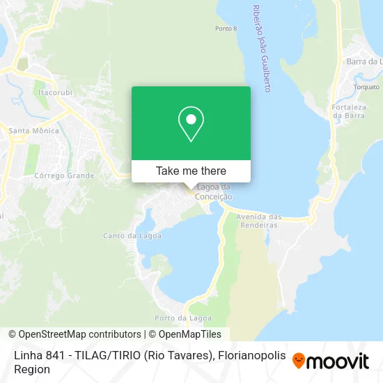 Linha 841 - TILAG / TIRIO (Rio Tavares) map