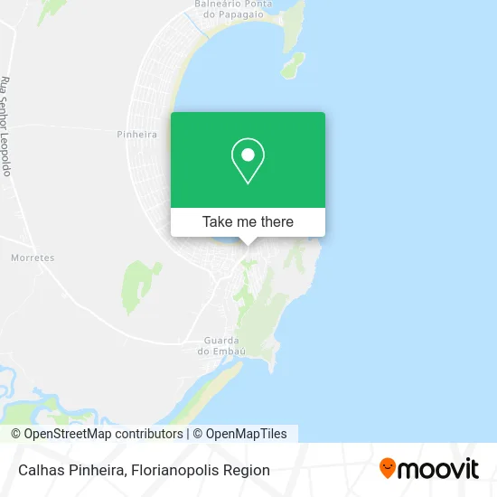 Calhas Pinheira map