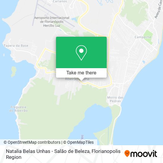 Mapa Natalia Belas Unhas - Salão de Beleza