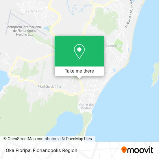 Oka Floripa map