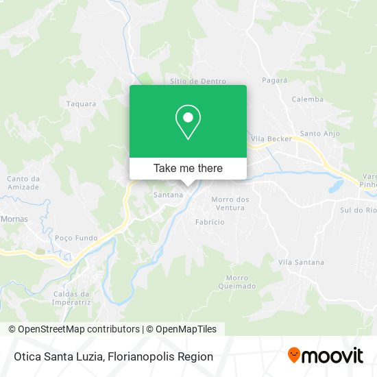 Otica Santa Luzia map