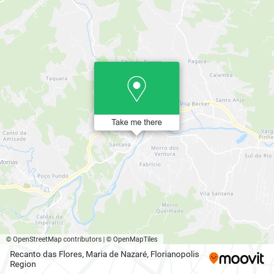 Recanto das Flores, Maria de Nazaré map