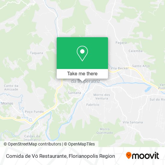Comida de Vó Restaurante map
