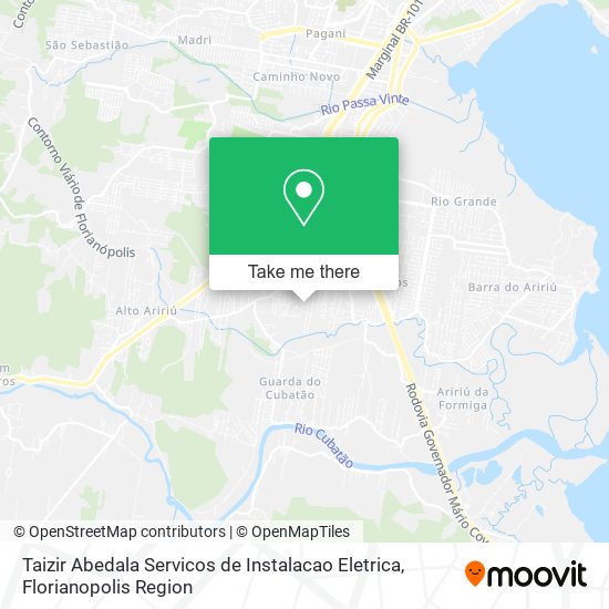 Mapa Taizir Abedala Servicos de Instalacao Eletrica