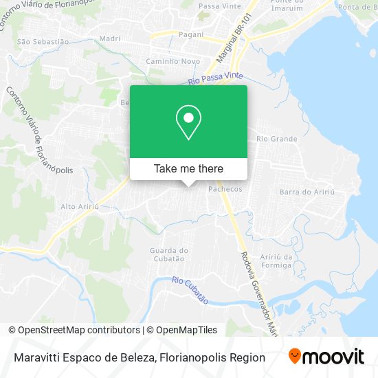 Maravitti Espaco de Beleza map