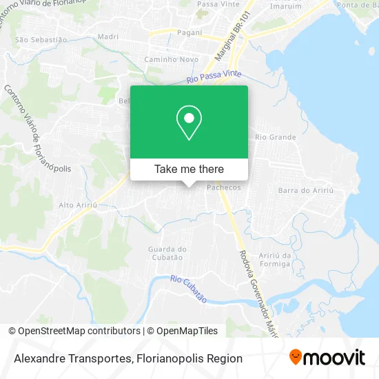 Alexandre Transportes map