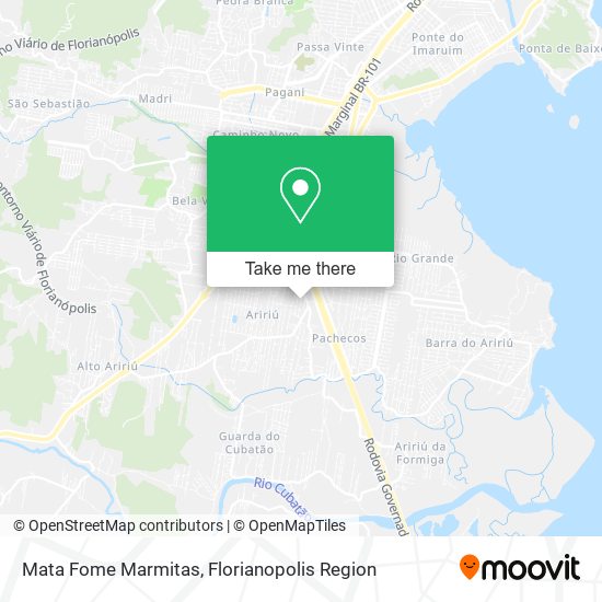 Mata Fome Marmitas map