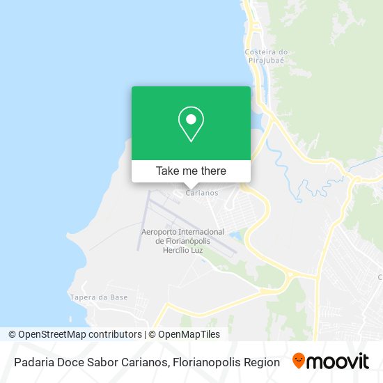 Mapa Padaria Doce Sabor Carianos