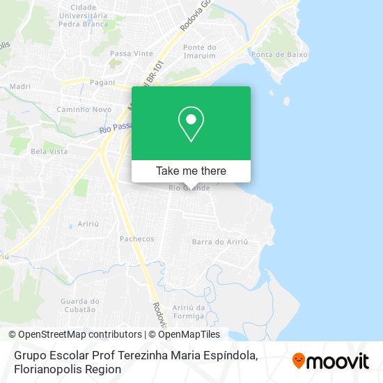 Grupo Escolar Prof Terezinha Maria Espíndola map
