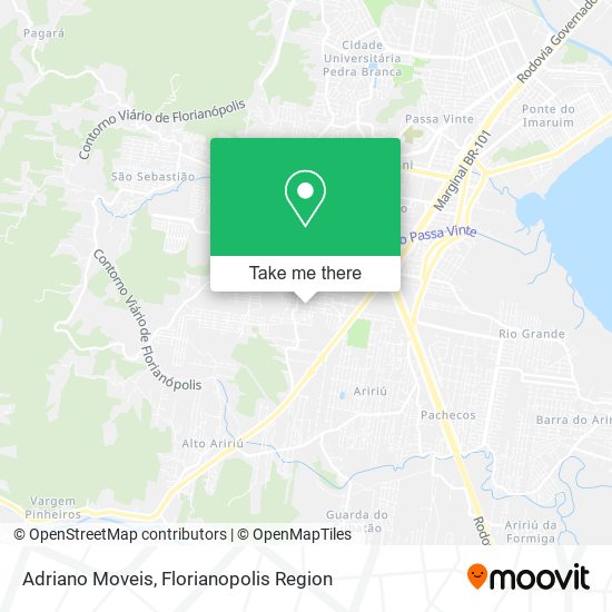 Adriano Moveis map