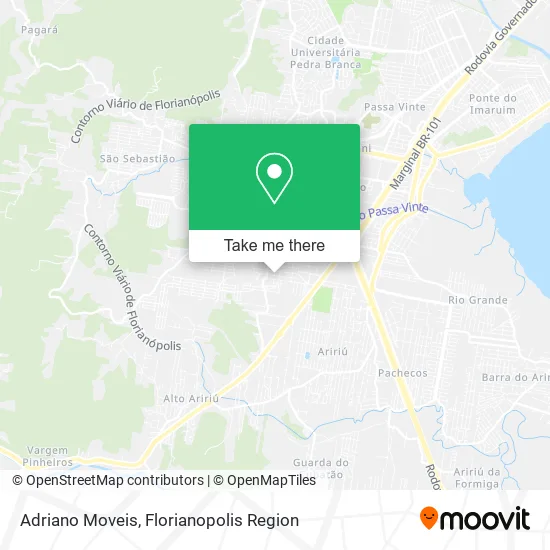 Adriano Moveis map
