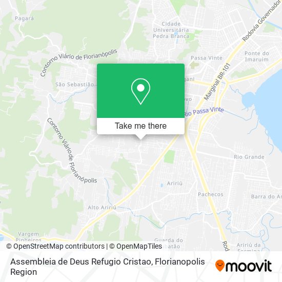 Assembleia de Deus Refugio Cristao map