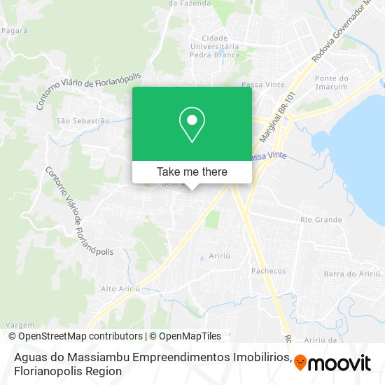 Aguas do Massiambu Empreendimentos Imobilirios map