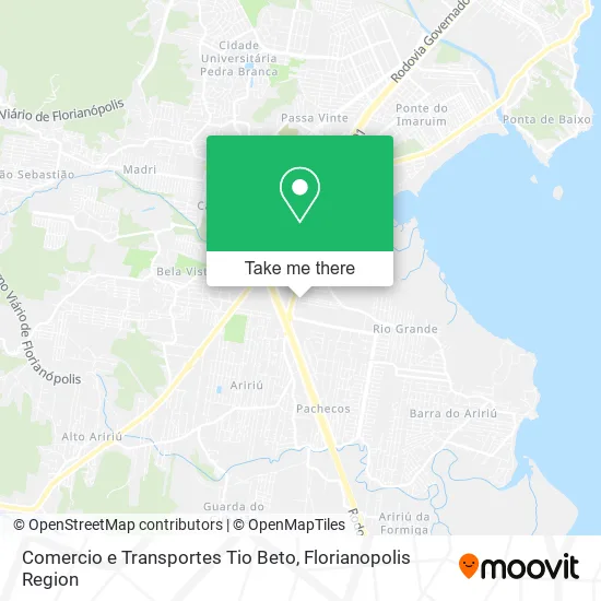 Comercio e Transportes Tio Beto map