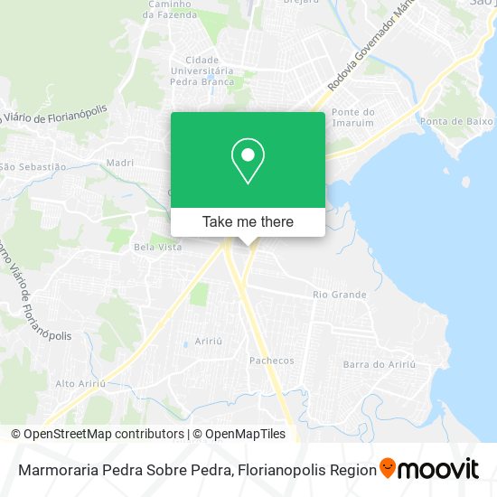 Marmoraria Pedra Sobre Pedra map