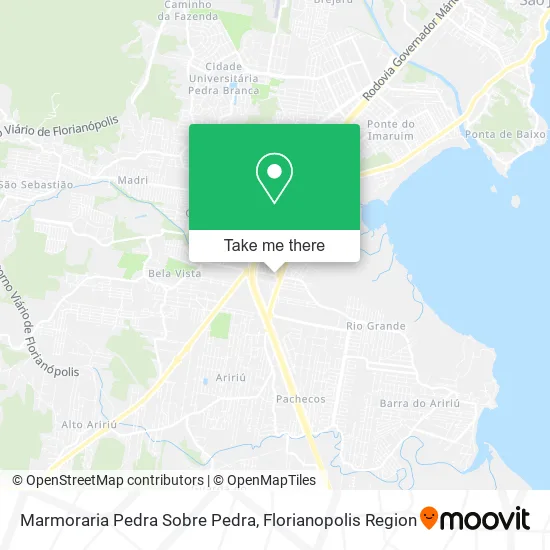Marmoraria Pedra Sobre Pedra map