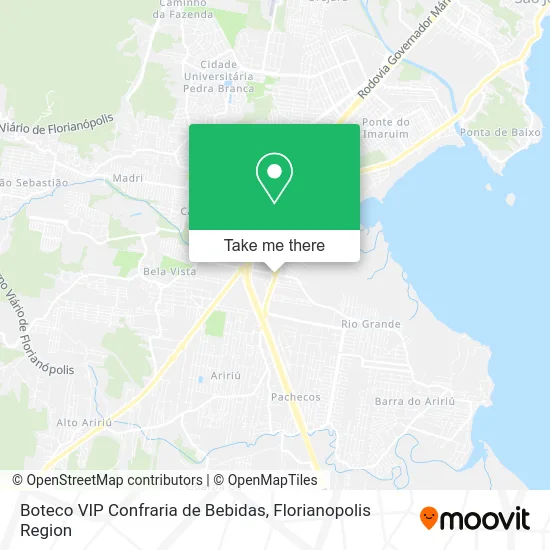 Boteco VIP Confraria de Bebidas map