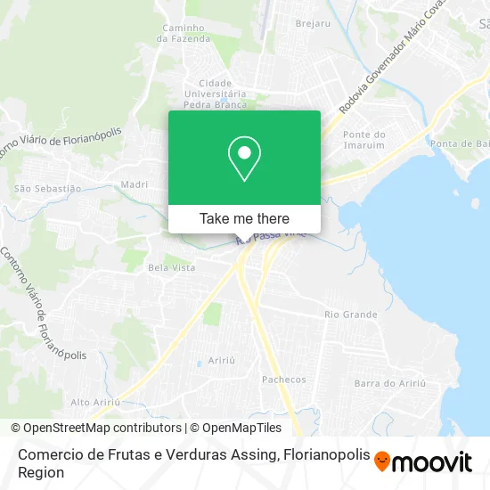 Comercio de Frutas e Verduras Assing map