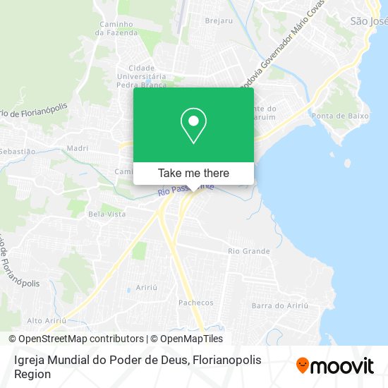 Igreja Mundial do Poder de Deus map